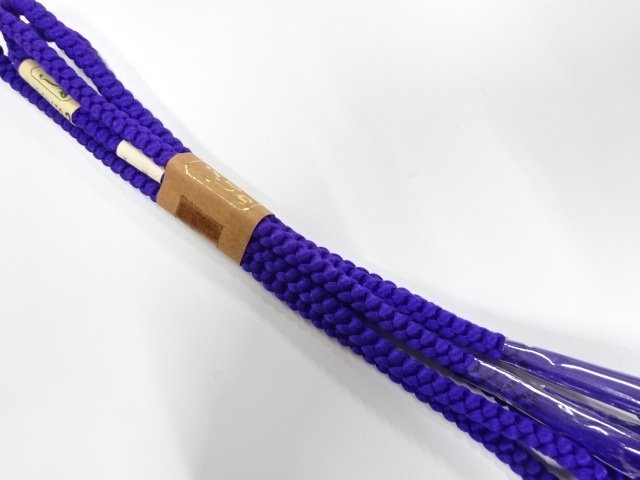 未使用品　正絹　手組帯締め